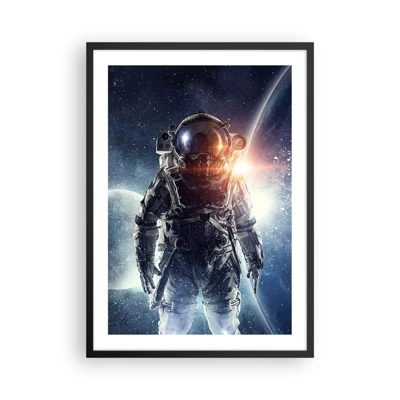 Poster in een zwarte lijst - Ruimte avontuur - 50x70 cm