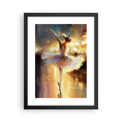 Poster in een zwarte lijst - Wonder op straat - 30x40 cm