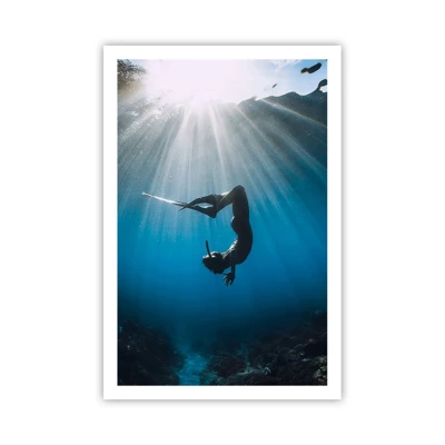 Poster - onderwaterdans - 61x91 cm