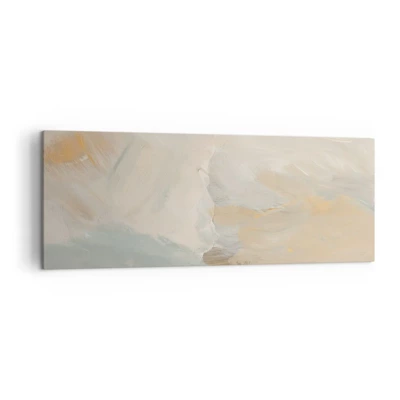 Schilderen op canvas - Abstractie – het land van zachtheid - 140x50 cm