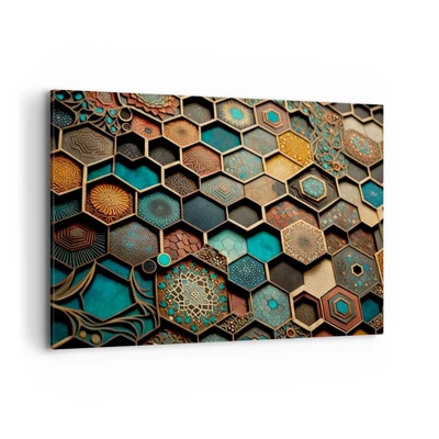 Schilderen op canvas - Arabische ornamenten – variatie - 120x80 cm