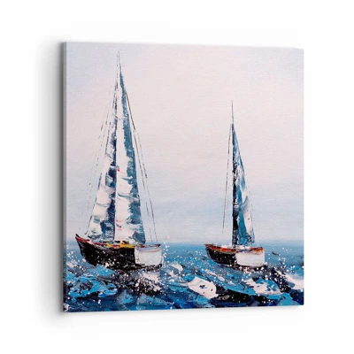 Schilderen op canvas - Broederschap van de wind - 70x70 cm