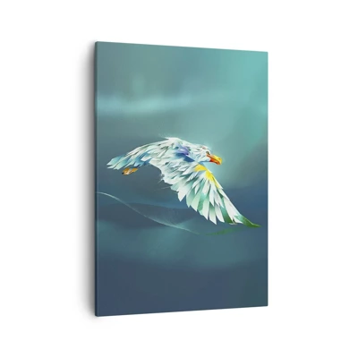 Schilderen op canvas - De adelaar van je vluchten is de kracht - 50x70 cm