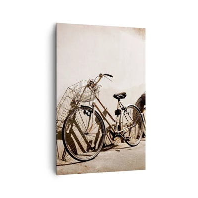 Schilderen op canvas - De onvergetelijke charme uit het verleden - 80x120 cm