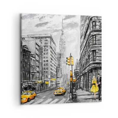 Schilderen op canvas - Een verhaal uit New York - 50x50 cm