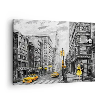 Schilderen op canvas - Een verhaal uit New York - 70x50 cm