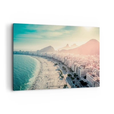 Schilderen op canvas - Eeuwige vakantie in Rio - 100x70 cm