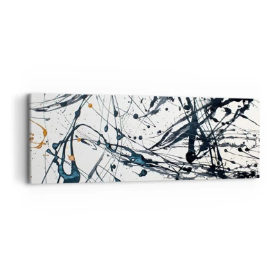 Schilderen op canvas - Expressionistische abstractie - 90x30 cm