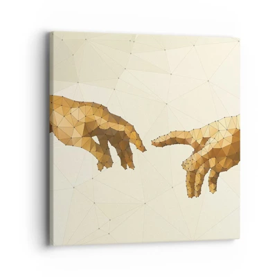 Schilderen op canvas - Goddelijke geometrie - 40x40 cm