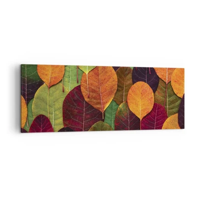 Schilderen op canvas - Herfst mozaïek - 140x50 cm