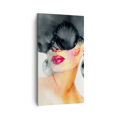 Schilderen op canvas - Het geheim van elegantie - 45x80 cm