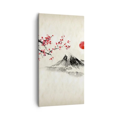 Schilderen op canvas - Houd van Japan - 55x100 cm