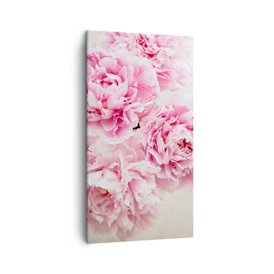 Schilderen op canvas - In roze glamour - 45x80 cm