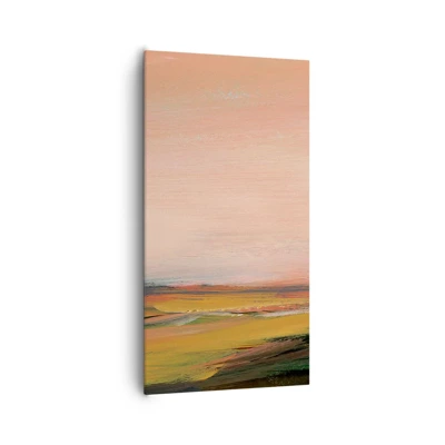 Schilderen op canvas - In roze tinten - 65x120 cm