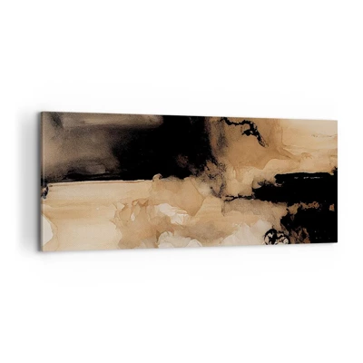 Schilderen op canvas - Intrigerende abstractie - 100x40 cm