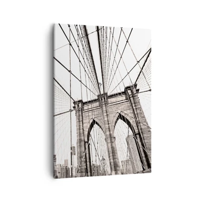 Schilderen op canvas - Kathedraal van New York - 50x70 cm