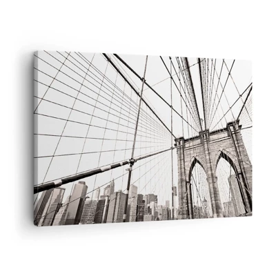 Schilderen op canvas - Kathedraal van New York - 70x50 cm