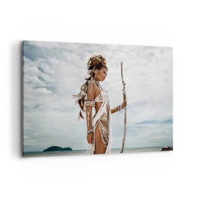 Schilderen op canvas - Koningin van de tropen - 100x70 cm