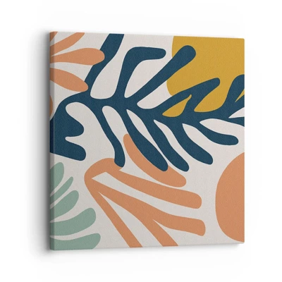Schilderen op canvas - Koraalzeeën - 30x30 cm
