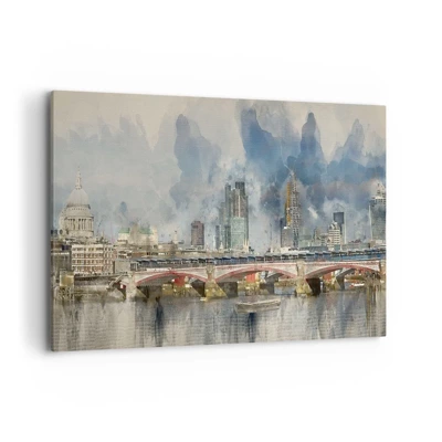 Schilderen op canvas - Londen in al zijn glorie - 100x70 cm