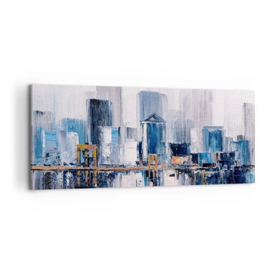 Schilderen op canvas - New Yorkse impressie - 120x50 cm