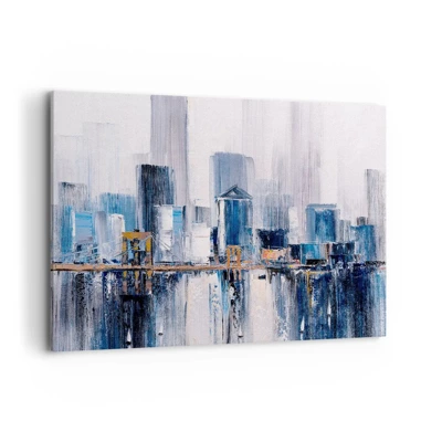 Schilderen op canvas - New Yorkse impressie - 120x80 cm