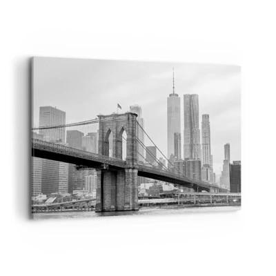 Schilderen op canvas - New Yorkse sfeer - 120x80 cm