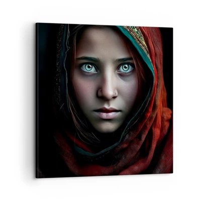 Schilderen op canvas - Oosterse prinses - 60x60 cm