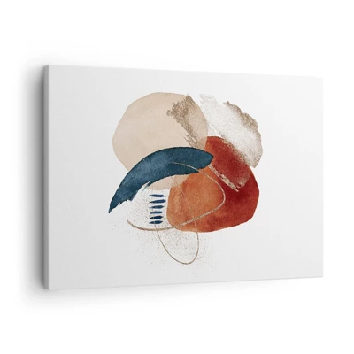 Schilderen op canvas - Ovale compositie - 70x50 cm