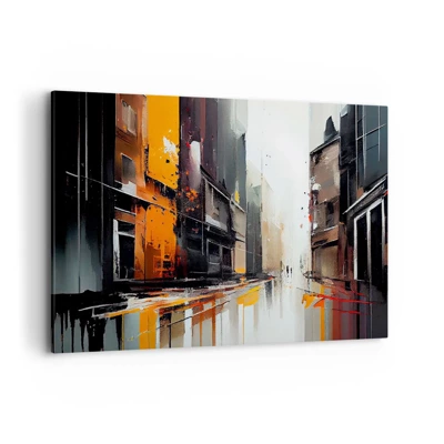 Schilderen op canvas - Regenachtige dag - 120x80 cm