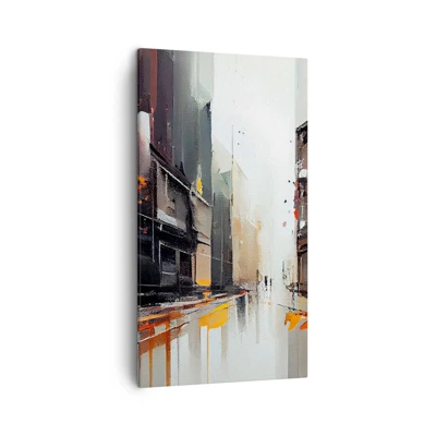 Schilderen op canvas - Regenachtige dag - 45x80 cm