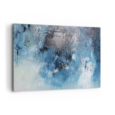 Schilderen op canvas - Rhapsody in Blauw - 120x80 cm