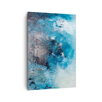 Schilderen op canvas - Rhapsody in Blauw - 70x100 cm