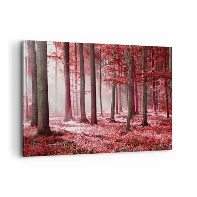 Schilderen op canvas - Rood is net zo mooi - 100x70 cm
