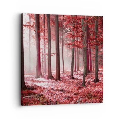 Schilderen op canvas - Rood is net zo mooi - 30x30 cm