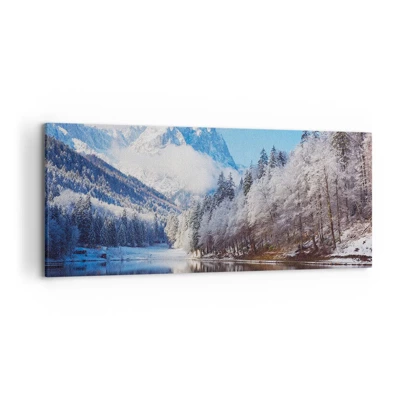 Schilderen op canvas - Sneuwwacht - 120x50 cm