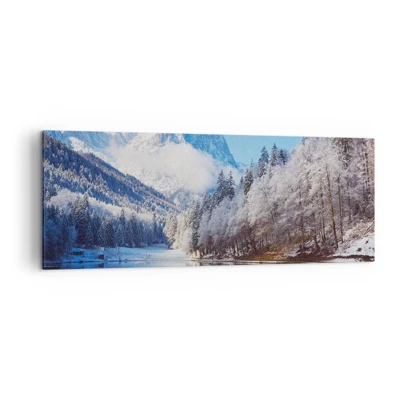 Schilderen op canvas - Sneuwwacht - 140x50 cm