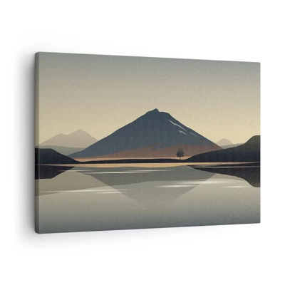 Schilderen op canvas - Spiegelreflectie - 70x50 cm