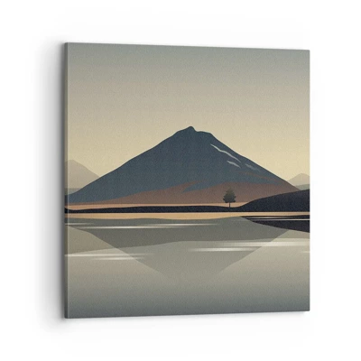 Schilderen op canvas - Spiegelreflectie - 70x70 cm