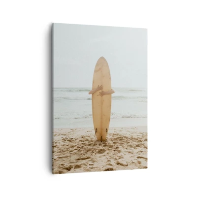 Schilderen op canvas - Uit liefde voor golven - 50x70 cm
