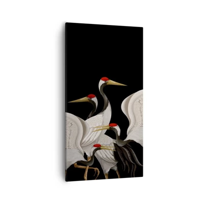 Schilderen op canvas - Vogel spullen - 55x100 cm