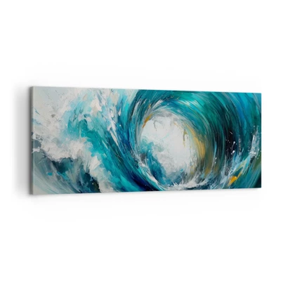 Schilderen op canvas - Zeeportaal - 100x40 cm