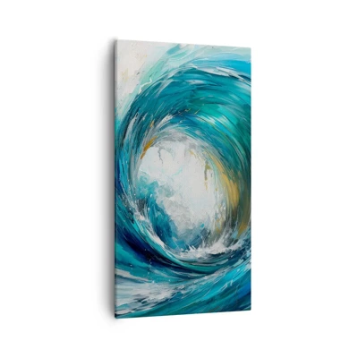 Schilderen op canvas - Zeeportaal - 55x100 cm