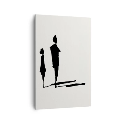 Schilderen op canvas - Zeker samen? - 80x120 cm