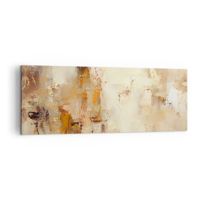 Schilderen op canvas - Ziel van Amber - 140x50 cm