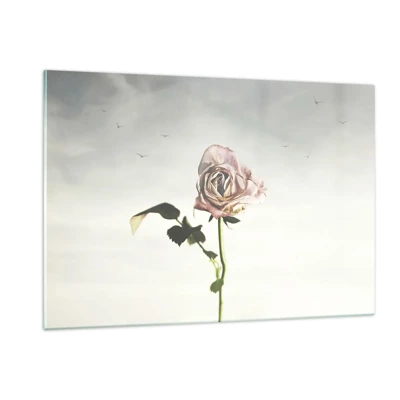 Schilderen op glas - Begroeting van de lente - 120x80 cm