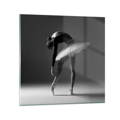 Schilderen op glas - Bella ballerina - 70x70 cm