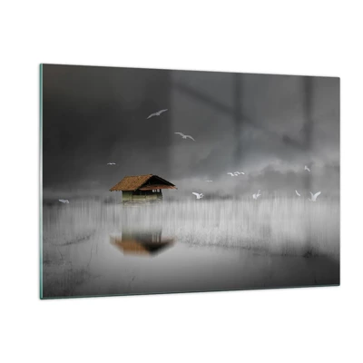 Schilderen op glas - Beschutting tegen regen - 120x80 cm