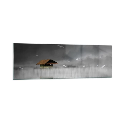 Schilderen op glas - Beschutting tegen regen - 160x50 cm