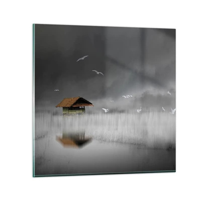 Schilderen op glas - Beschutting tegen regen - 60x60 cm